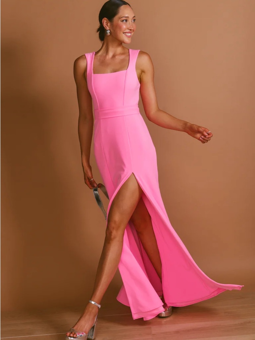 Show Me Your MuMu Paris Gown Hot Pink Size Small S VGUC